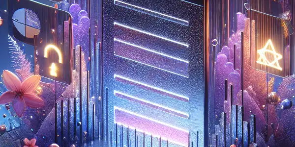 A modern iPhone displaying a secure Safari browser for adult content, surrounded by symbols of privacy and protection.